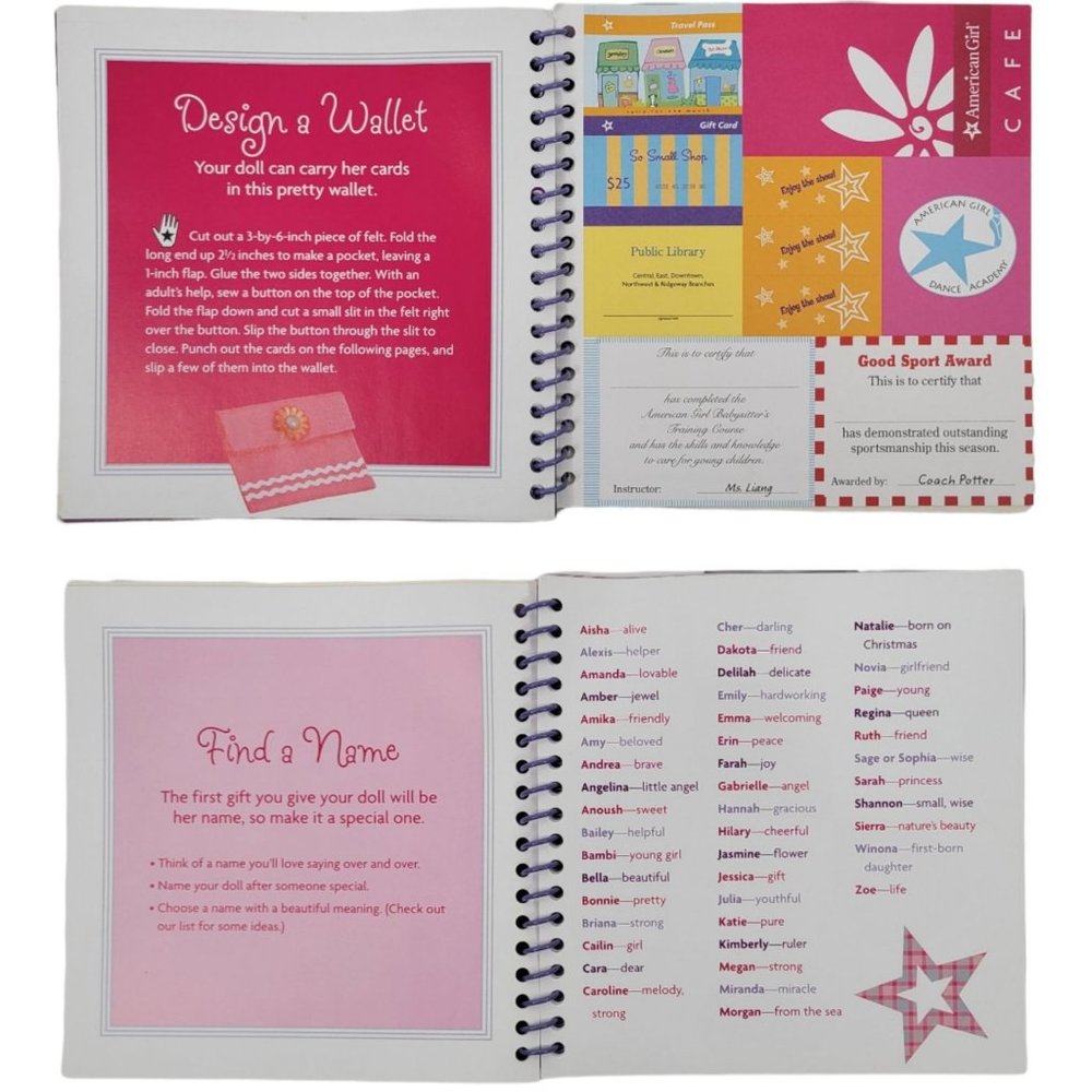 American Girl Fun With Your Doll Hairstyles Crafts And More Spiral Bound Book - Picture 10 of 12